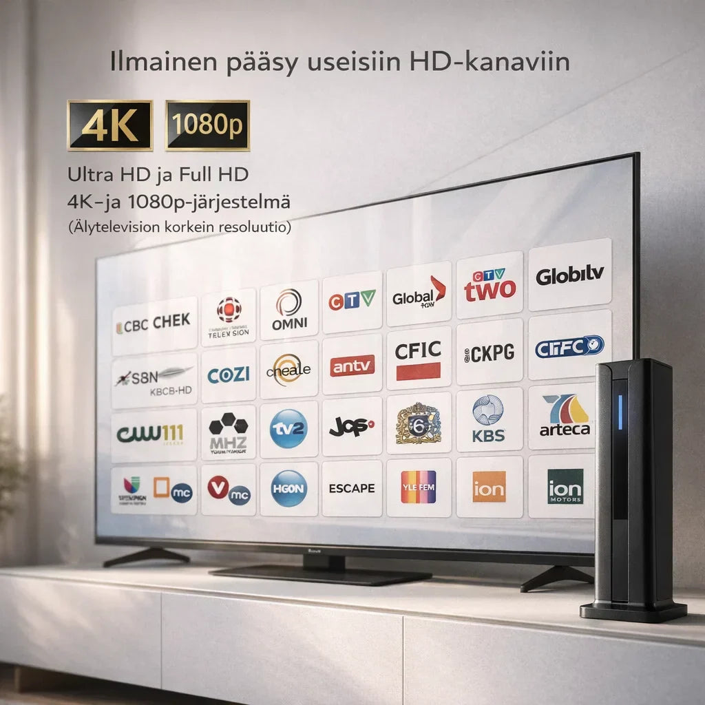 SädeHD – Ilmaiset TV-kanavat ilman sopimuksia