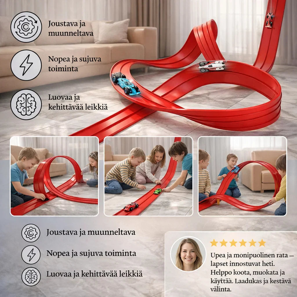 RataFlex – Joustava kilparata-setti lapsille