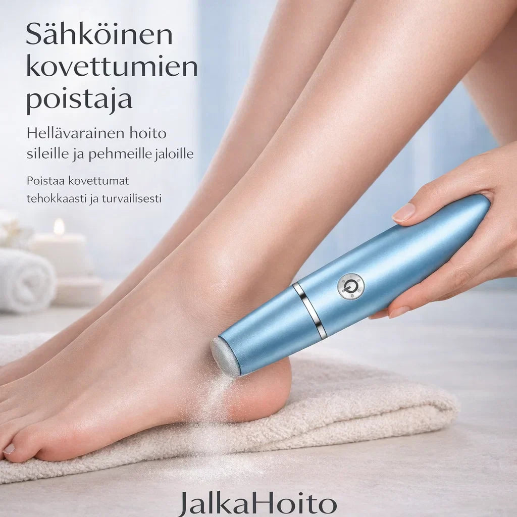 JalkaHoito – Sähköinen kovettumien poistaja jaloille