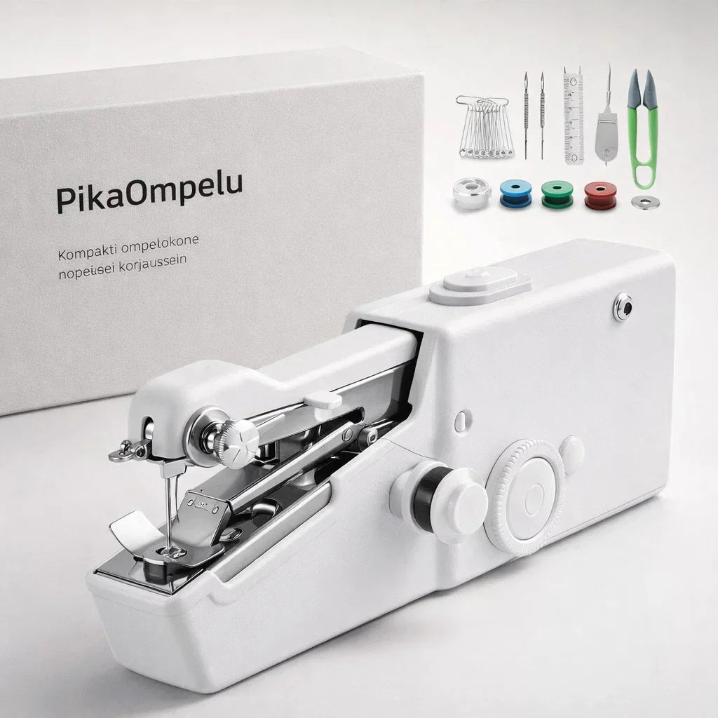 PikaOmpelu – Kompakti käsikäyttöinen ompelukone