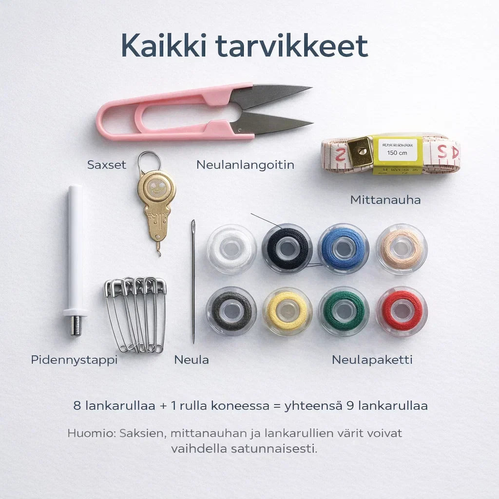 PikaOmpelu – Kompakti käsikäyttöinen ompelukone