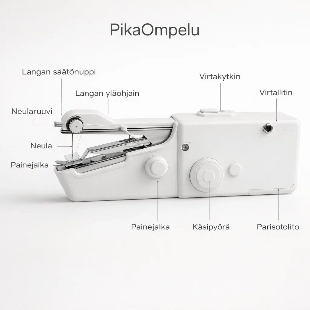 PikaOmpelu – Kompakti käsikäyttöinen ompelukone