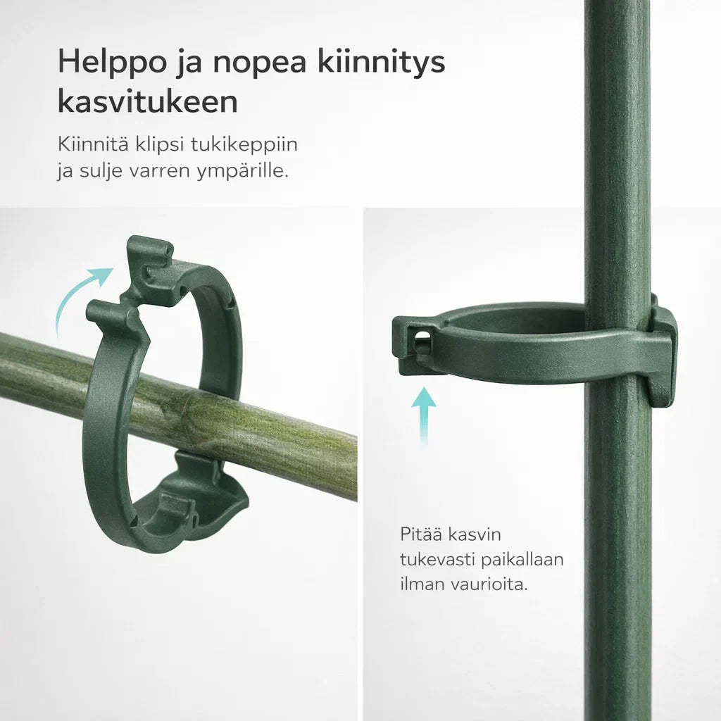 KasviTuki – Tukea vahvemmille ja suoremmille kasveille