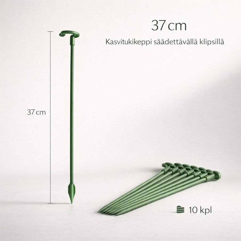 KasviTuki – Tukea vahvemmille ja suoremmille kasveille