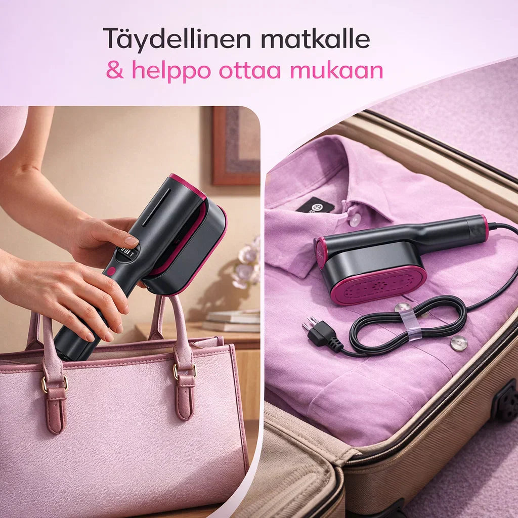 MatkaSilitys – Kompakti höyrysilitysrauta matkalle