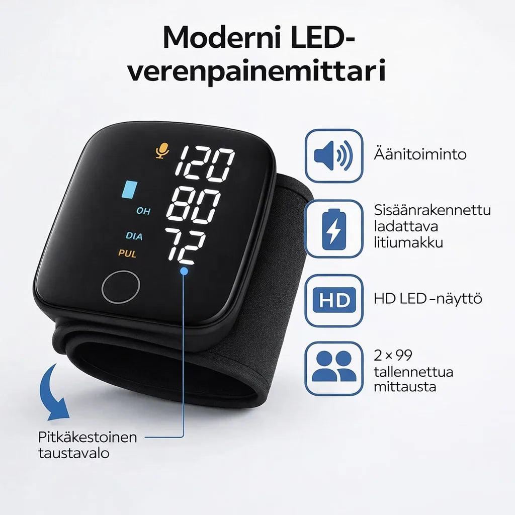TerveMittari – Verenpaine hallintaan sekunneissa