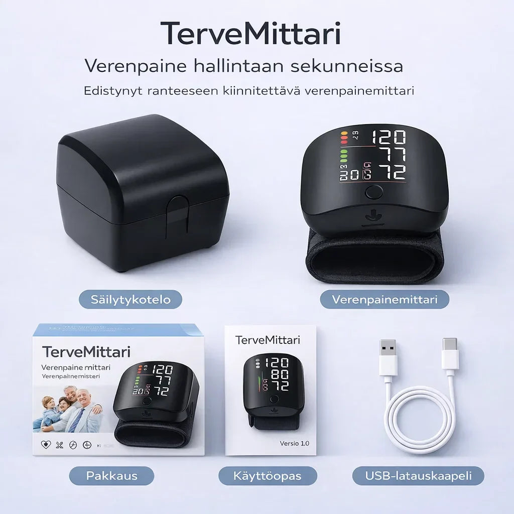 TerveMittari – Verenpaine hallintaan sekunneissa