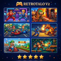 RetroTalo V2 – Yhdistä televisioon ja pelaa heti