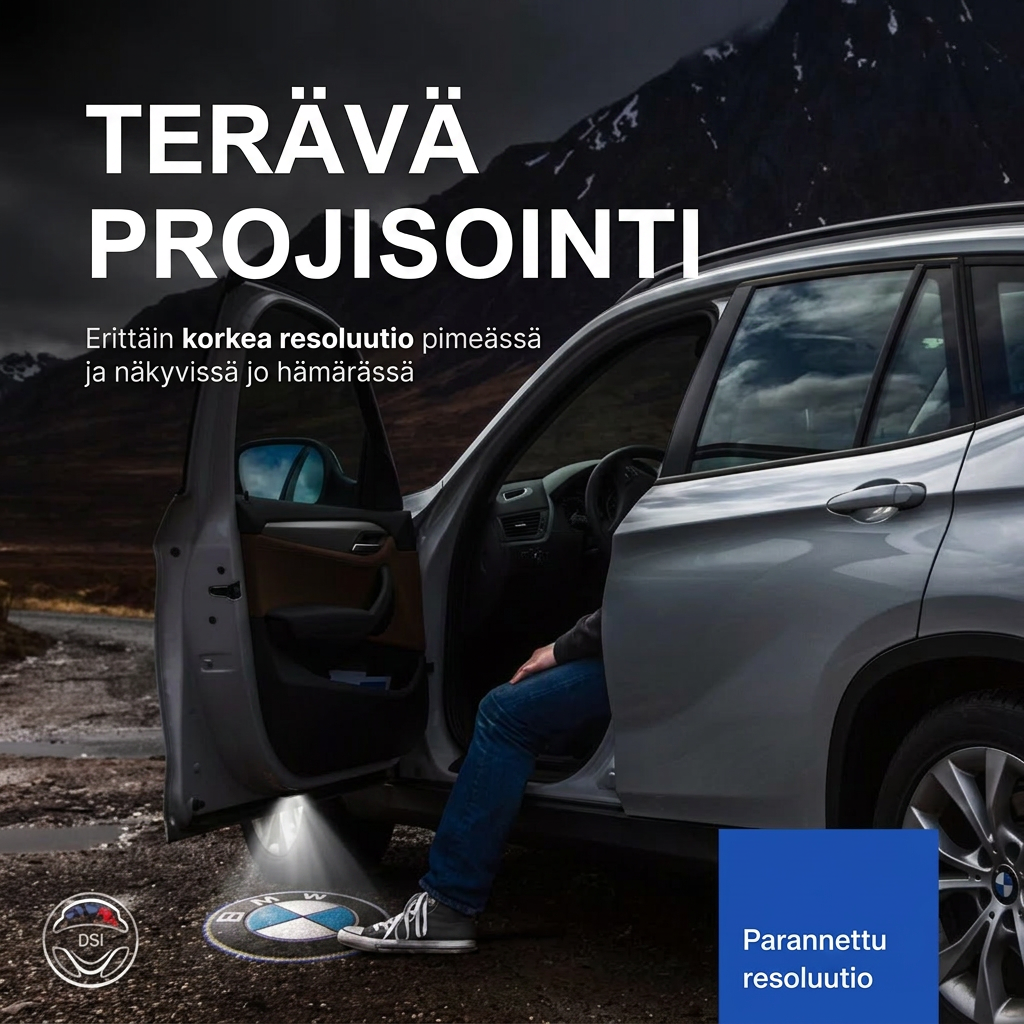 ValoLogo — Astu autosta ulos tyylillä
