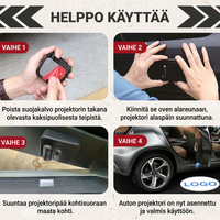 ValoLogo — Astu autosta ulos tyylillä