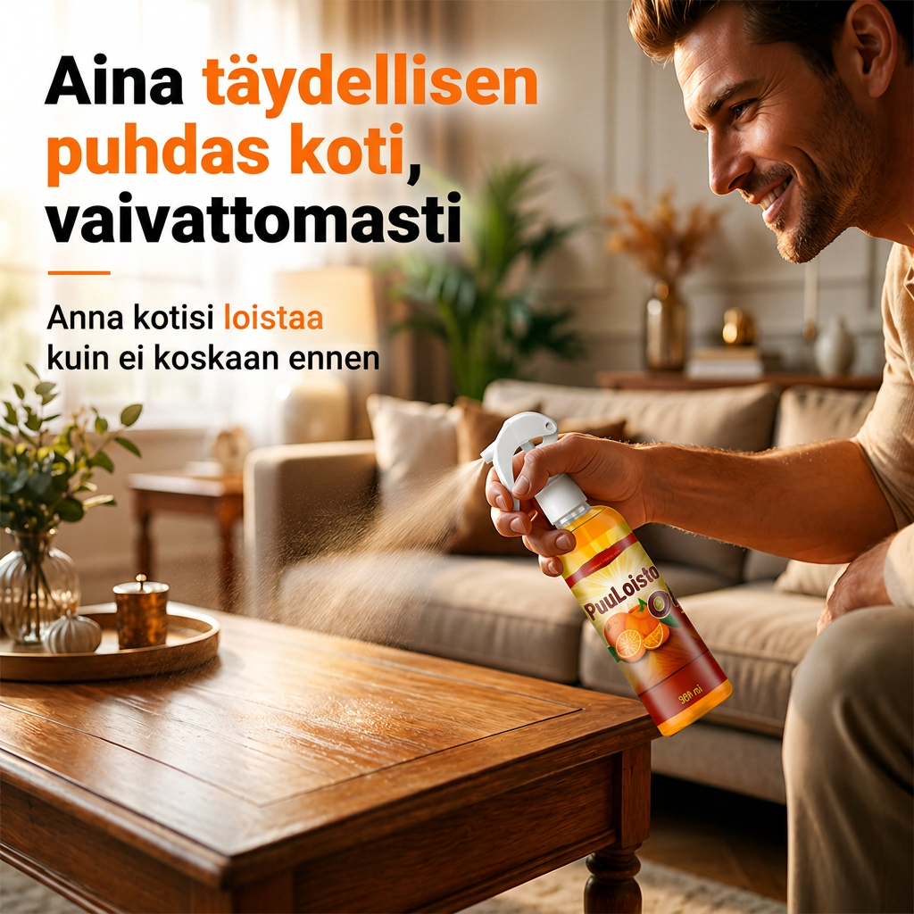 PuuLoisto — Palauta puun syvä, luksuskiilto heti