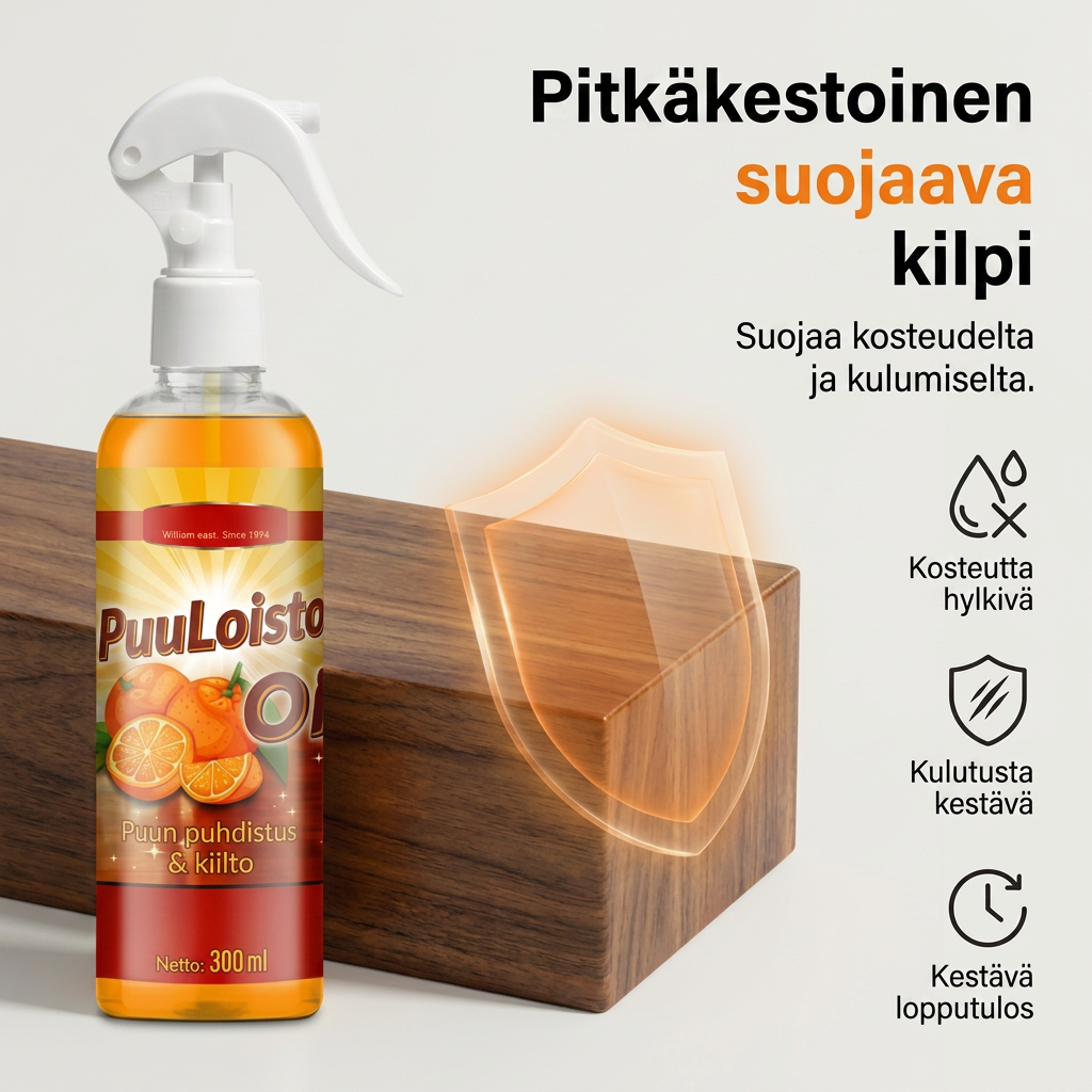 PuuLoisto — Palauta puun syvä, luksuskiilto heti
