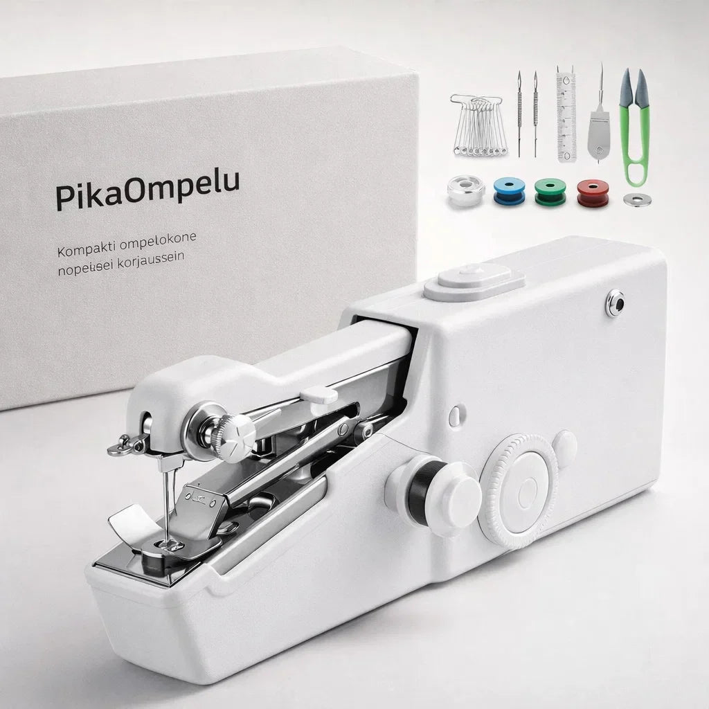 PikaOmpelu – Kompakti käsikäyttöinen ompelukone