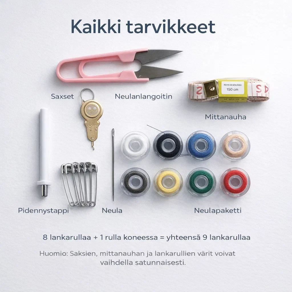 PikaOmpelu – Kompakti käsikäyttöinen ompelukone