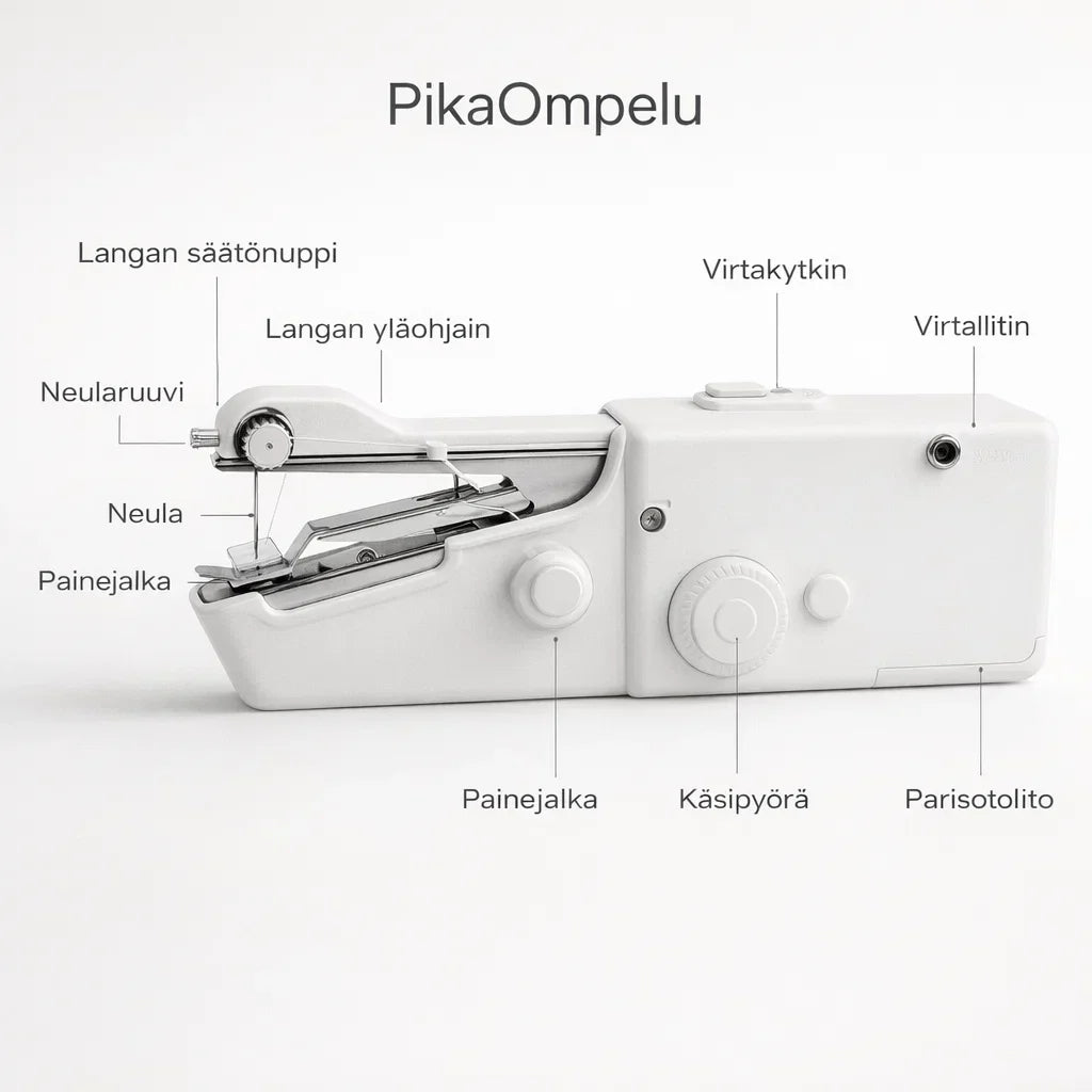 PikaOmpelu – Kompakti käsikäyttöinen ompelukone