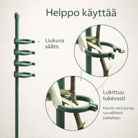 KasviTuki – Tukea vahvemmille ja suoremmille kasveille