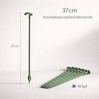 KasviTuki – Tukea vahvemmille ja suoremmille kasveille