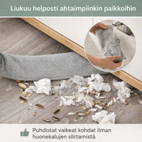 PuhdasLiuku – Puhdista vaikeat paikat ilman kumartumista
