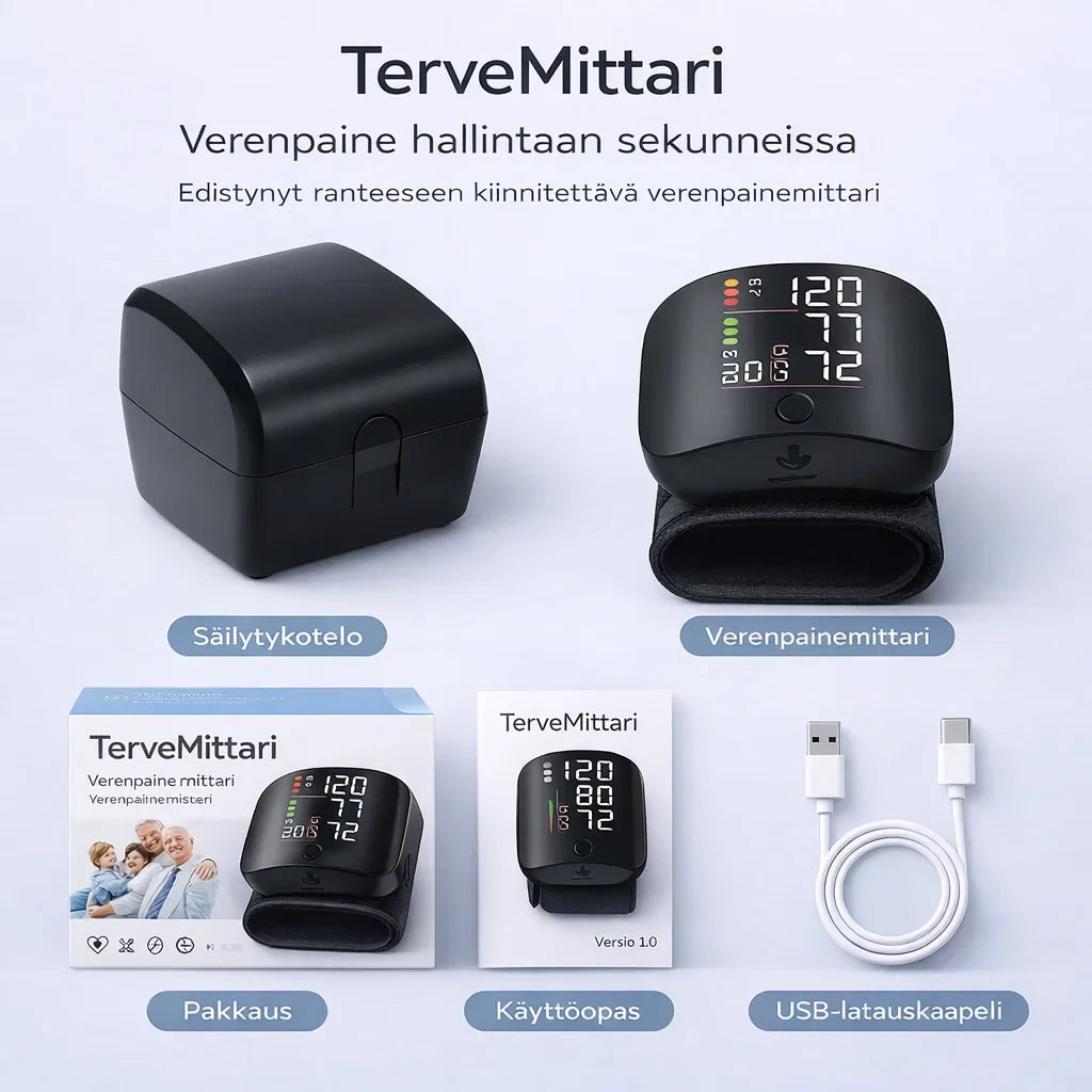 TerveMittari – Verenpaine hallintaan sekunneissa